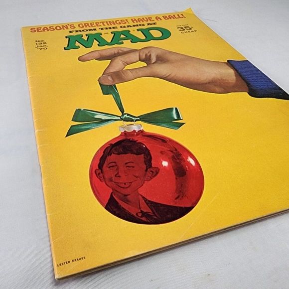 Mad Magazine Issue #132 January 1970 Xmas Season‎ Greetings, Have A Ball Issue - Picture 2 of 8